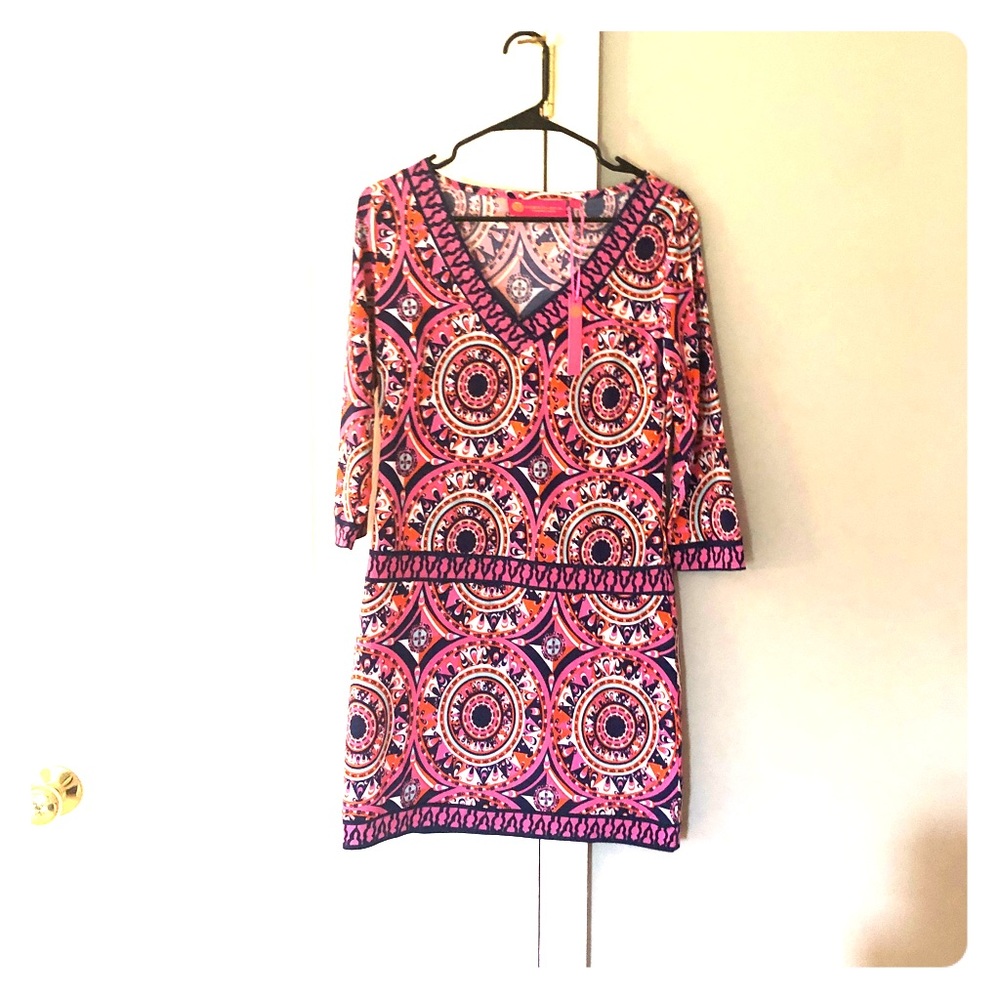 Multi color dress. Macbeth Collection